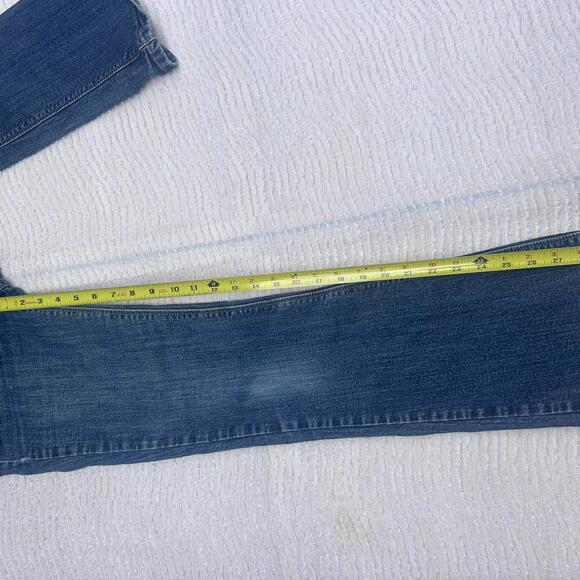 Levi’s 526 Slender Boot Jeans 28x32 Low Rise Y2K Medium Wash Button Pockets - Picture 7 of 8